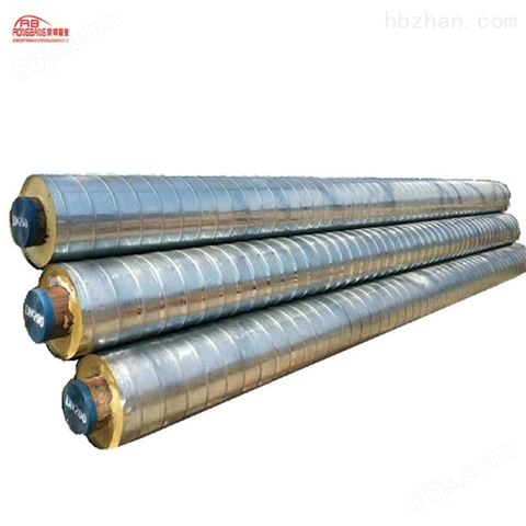 聚乙烯外护镀锌铁皮保温管生产