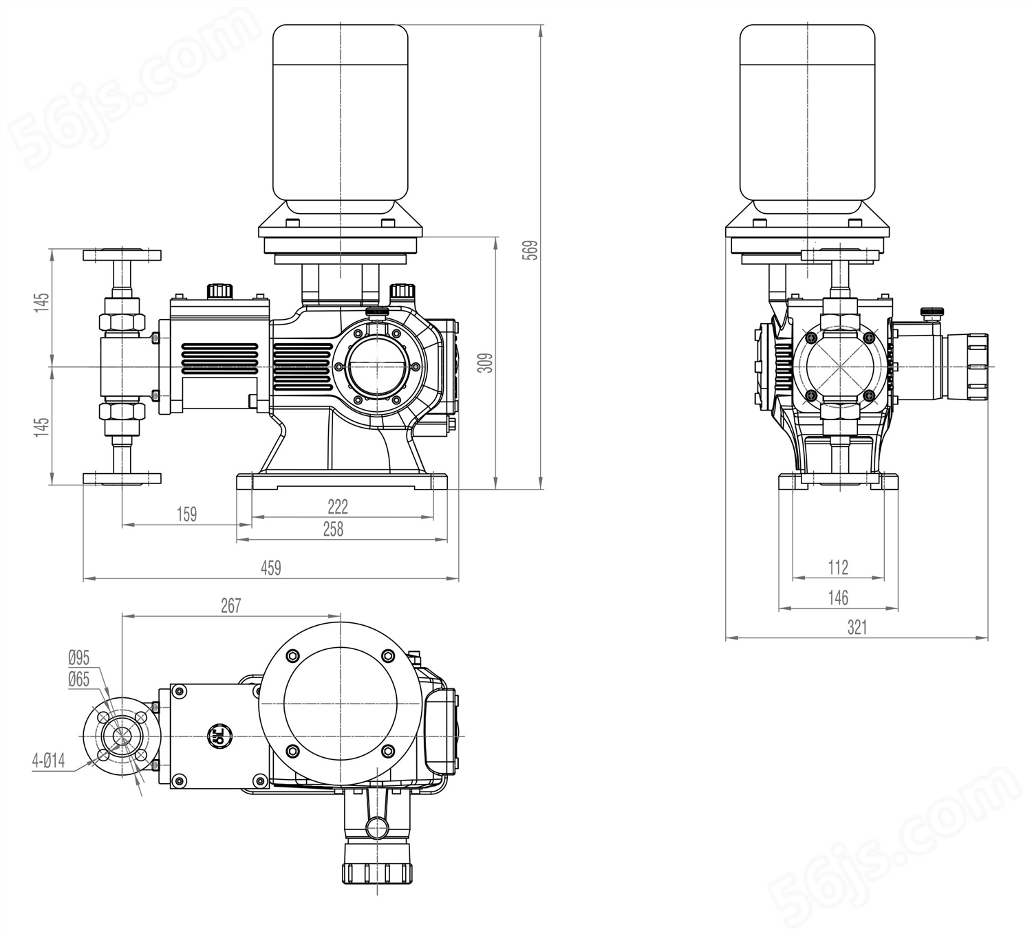 西安J1.6A系列柱塞计量泵(图2)