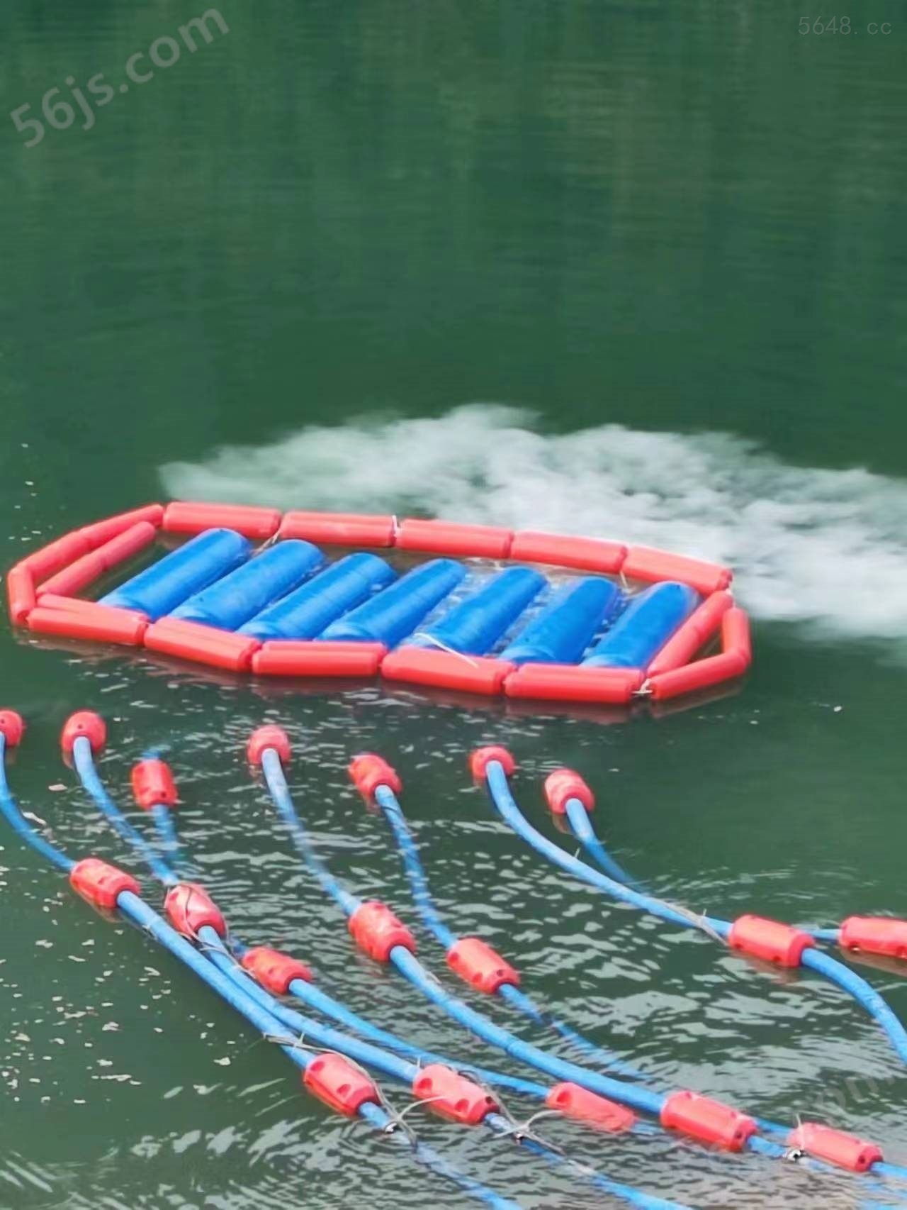 河南智匠牌2000方大流量浮筒式池塘抽水泵
