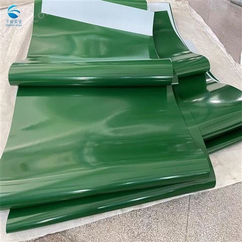 绿色平面PVC输送带1mm-8mm加工定制工厂直发