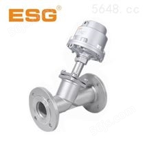 ESG-100系列气控角座阀，ESG不锈钢Y型